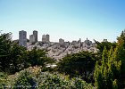 San Francisco Vew - 2108  San Francisco from Telegraph Hill Looking Toward  Knob Hill - Aspect Ratio 1:1.4